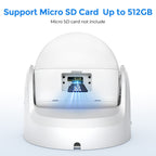 Hikvision DS-2CD2387G2P-LSU/SL 8MP 180° Panoramic ColorVu IP Camera Mic Speaker