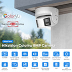 Hikvision DS-2CD2387G2P-LSU/SL 8MP 180° Panoramic ColorVu IP Camera Mic Speaker