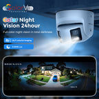 Hikvision DS-2CD2387G2P-LSU/SL 8MP 180° Panoramic ColorVu IP Camera Mic Speaker