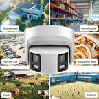 Hikvision DS-2CD2387G2P-LSU/SL 8MP 180° Panoramic ColorVu IP Camera Mic Speaker