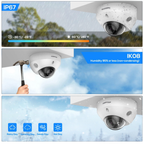 Hikvision DS-2CD2547G2-LS 4MP ColorVu AcuSense Mini Dome Camera in Mic PoE 2.8MM