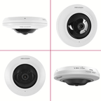 Hikvision 5MP Fisheye Security IP Camera 360° View Indoor DS-2CD2955G0-ISU MIC