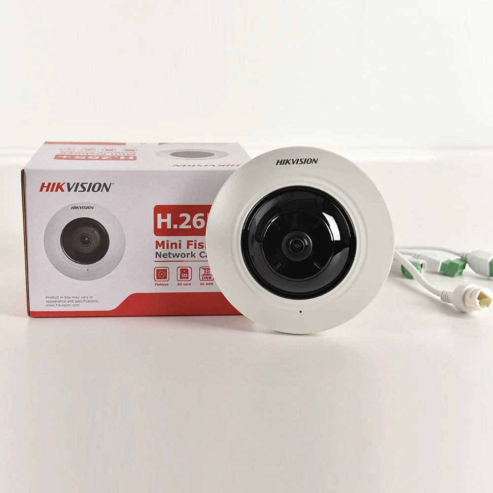 Hikvision 5MP Fisheye Security IP Camera 360° View Indoor DS-2CD2955G0-ISU MIC