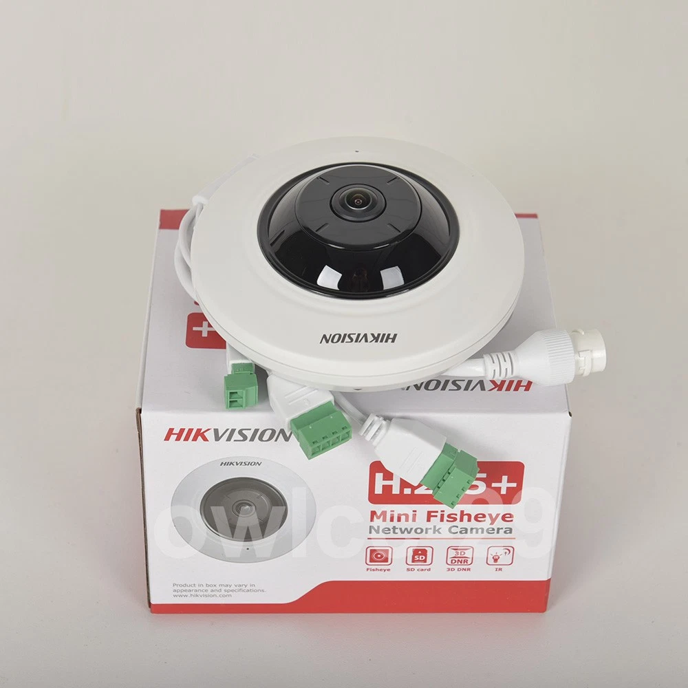 Hikvision 5MP Fisheye Security IP Camera 360° View Indoor DS-2CD2955G0-ISU MIC