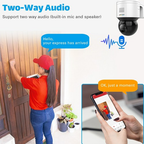 Hikvision DS-2DE3A400BW-DE 3-inch 4 MP ColorVu Mini PT Dome Network Camera