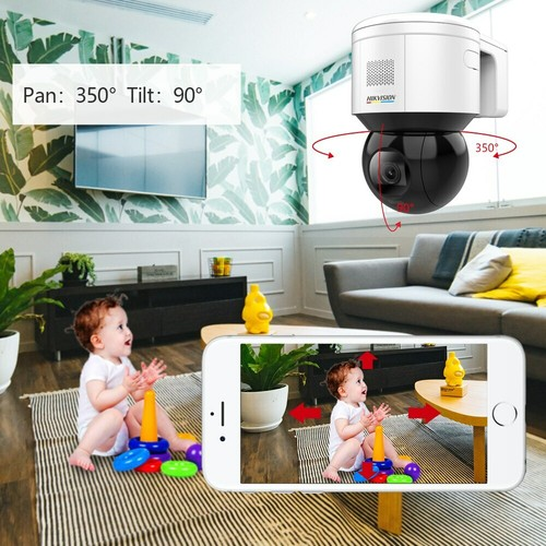 Hikvision DS-2DE3A400BW-DE 3-inch 4 MP ColorVu Mini PT Dome Network Camera