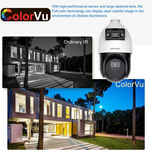 Hikvision  DS-2SE4C425MWG-E/14(F0) andemVu 4+4MP 25X ColorVu & IR Acusense Network Speed Dome