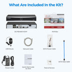 Hikvision DS-7604NXI-K1/4P 4-ch PoE 1U K Series AcuSense 4K NVR 40 Mbps H.265+ plug & play Facial recognition, perimeter protection, motion detection 2.0