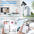 Hikvision DS-7604NXI-K1/4P 4-ch PoE 1U K Series AcuSense 4K NVR 40 Mbps H.265+ plug & play Facial recognition, perimeter protection, motion detection 2.0
