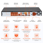 DS-7608NI-M2/8P Hikvision 32MP 8K 8CH 8POE 2-SATAs interfaces 1U NVR Network Video Recorder