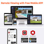 Hikvision 8ch 8poe 4K security camera system smart Hybrid Light H.265+Built-in microphone In/Outdoor P2P
