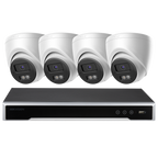 Hikvision 8ch 8poe 4K security camera system smart Hybrid Light H.265+Built-in microphone In/Outdoor P2P