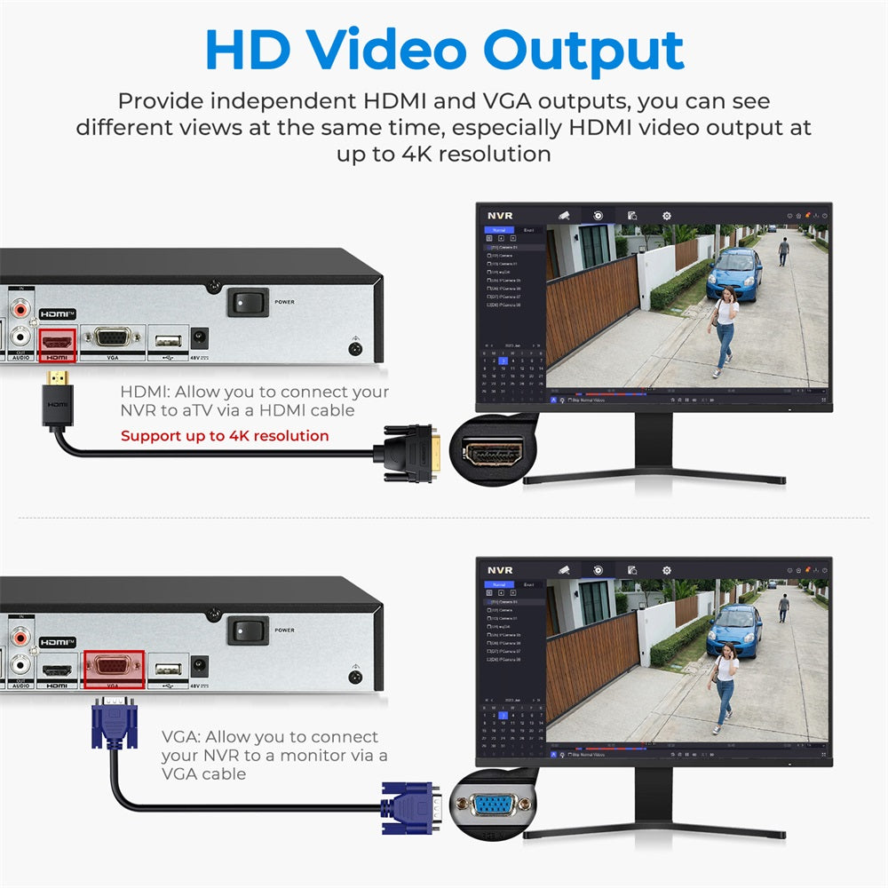 Hikvision DS-7608NXI-K1/8P 8-ch 8 PoE 1U AcuSense 4K NVR 80 Mbps for 12 MP/8 MP/6 MP/5 MP/4 MP/3 MP/1080p IP Camera