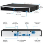 Hikvision DS-7608NXI-K1 8-ch 1U K Series AcuSense 4K NVR None POE 80 Mbps 1 SATA Up to 10 TB