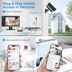 Hikvision DS-7608NXI-K2/8P 8-ch PoE 1U AcuSense 4K NVR 8CH 4K 8-Channel PoE AcuSense NVR Network Video Recorder Human/Vehicle Detection  Plug & Play with HIK IP Camera
