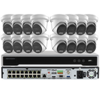Hikvision 16CH 4MP IP CCTV Camera System PoE 16Channels 16PoE 8K NVR 4MP ColorVu Built in MIC Smart Hybrid Light IP Cameraa Lot