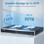 Hikvision DS-7616NXI-K2/16P 16CH PoE AcuSense 4K NVR Network Video Recorder (No Hard Drive), Human/Vehicle Detection, 160Mbps Bandwidth, 12MP Decoding, H.265+, Plug & Play