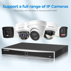 Hikvision DS-7616NXI-K2 16-ch Non POE AcuSense 4K NVR 160 Mbps HDMI & VGA 2 MP/8 MP/6 MP/5 MP/4 MP/3 MP/1080p (30 fps)