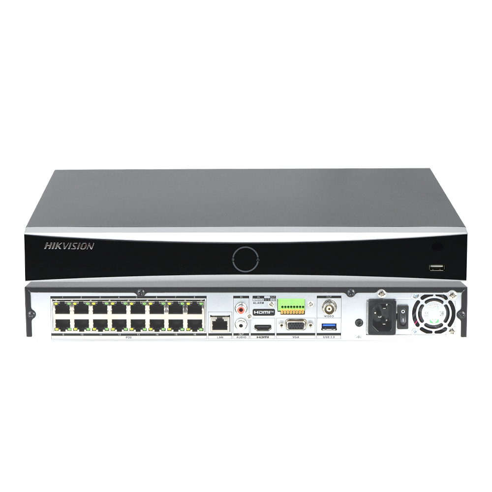 Hikvision DS-7732NXI-I4/16P/S 32-ch 1U 16 POE 4SATA AcuSense 4K NVR