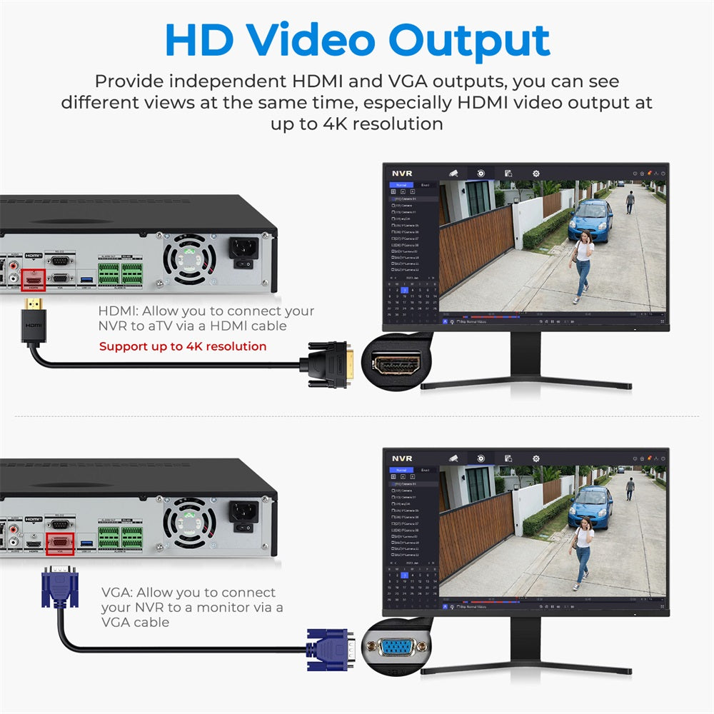 Hikvision  DS-7732NXI-K4 32 CH 4K 8MP NVR Network Video Recorder, Hard Drive Not Included, Support Facial Recognition, Perimeter Protection, Motion Detection 2.0, 4 SATA, 16TB for Each HDD, NO PoE Port