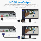 Hikvision  DS-7732NXI-K4 32 CH 4K 8MP NVR Network Video Recorder, Hard Drive Not Included, Support Facial Recognition, Perimeter Protection, Motion Detection 2.0, 4 SATA, 16TB for Each HDD, NO PoE Port