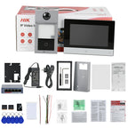 Hikvision DS-KIS604-S(C) Wireless IP video Doorbell intercom kit WiFi 7 Inch Monitor with Metal HD Door Camera (Wired Power) APP Remote 2-Way Audio, Unlock for Home Security System