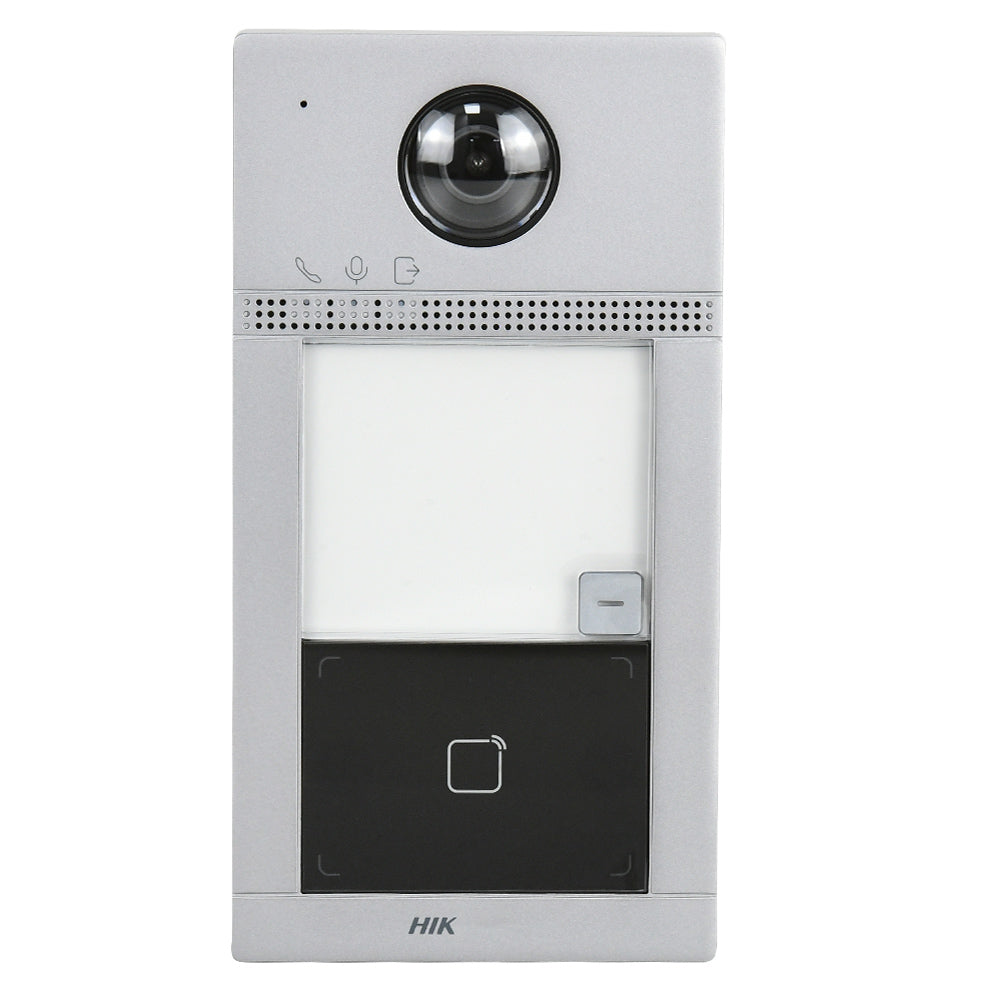 Hikvision DS-KIS604-S(C) Wireless IP video Doorbell intercom kit WiFi 7 Inch Monitor with Metal HD Door Camera (Wired Power) APP Remote 2-Way Audio, Unlock for Home Security System