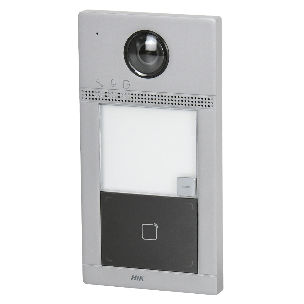 Hikvision DS-KIS604-S(C) Wireless IP video Doorbell intercom kit WiFi 7 Inch Monitor with Metal HD Door Camera (Wired Power) APP Remote 2-Way Audio, Unlock for Home Security System