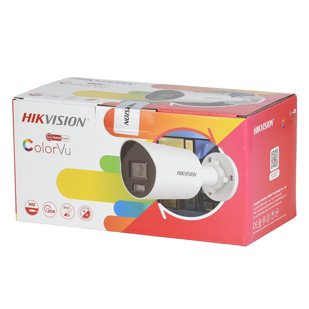 Hikvision 8MP 4K ColorVu DS-2CD2087G2H-LIU Bullet Camera Smart-Hybrid-Light MIC
