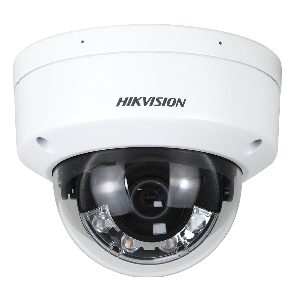 Hikvision 8MP Vandal Dome DS-2CD2187G2H-LISU IP Camera Smart Hybrid Light w/MIC