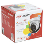Hikvision 8MP DS-2CD2387G3-LIS2UY/SL ColorVu 3.0 AcuSense 3.0 HikAI-ISP 4K IP Camera 2way audio Active Alarm Anti-corrosion PoE Turret