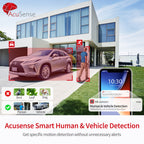 Hikvision Compatible 8MP 4K Built-in 2-way Mic Acusense Smart Hybrid Light POE IP Camera with Motion Detection
