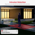 Hikvision Compatible 8MP 4K Built-in 2-way Mic Acusense Smart Hybrid Light POE IP Camera with Motion Detection