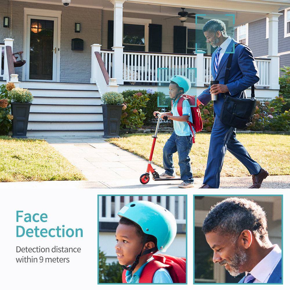 Hikvision Compatible 8MP Acusense Smart Hybrid Light Fixed Dome POE IP Camera with Motion Detection