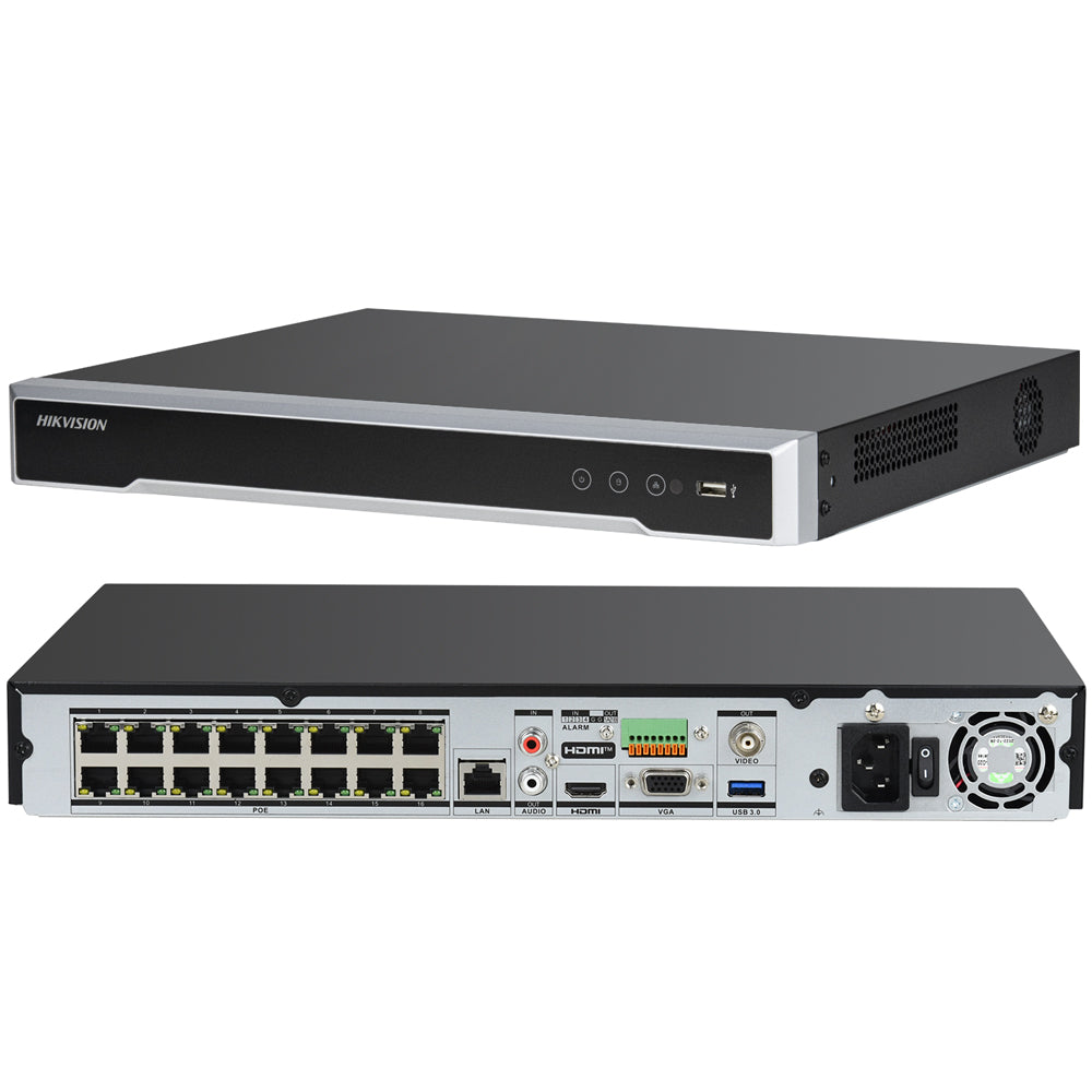 Hikvision DS-7616NI-M2/16P 32MP 8K 1U 16Channels 16PoE Network Video Recorder