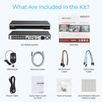 Hikvision DS-7616NI-M2/16P 32MP 8K 1U 16Channels 16PoE Network Video Recorder
