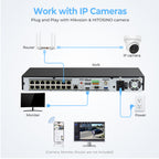 Hikvision DS-7616NI-M2/16P 32MP 8K 1U 16Channels 16PoE Network Video Recorder