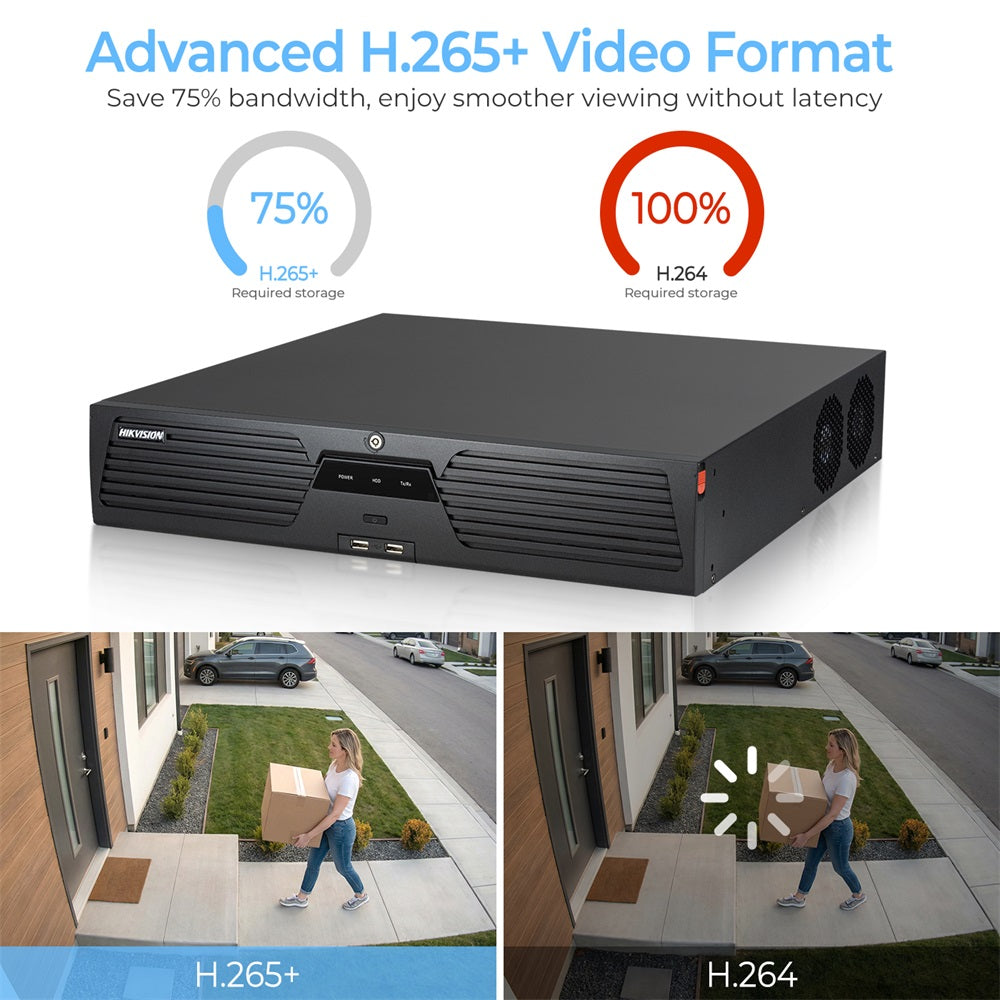 Hikvision 32CH 8K NVR DS-9632NI-M8 12MP 8SATA 8K 32MP 32Channel Network CCTV NVR