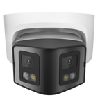 HIKVISION Compatible 2-Lens Panoramic 4MP IP Camera IR Color Night 2way audio Active Alert