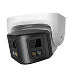 HIKVISION Compatible 2-Lens Panoramic 4MP IP Camera IR Color Night 2way audio Active Alert