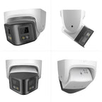 HIKVISION Compatible 2-Lens Panoramic 4MP IP Camera IR Color Night 2way audio Active Alert
