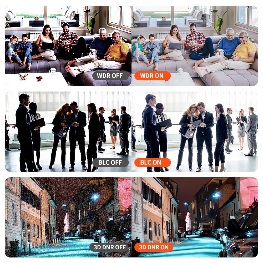 Hikvision Compatible 5MP Full-Color Built-in Mic Fixed Turret POE IP Camera 2.8mm with Motion Detection