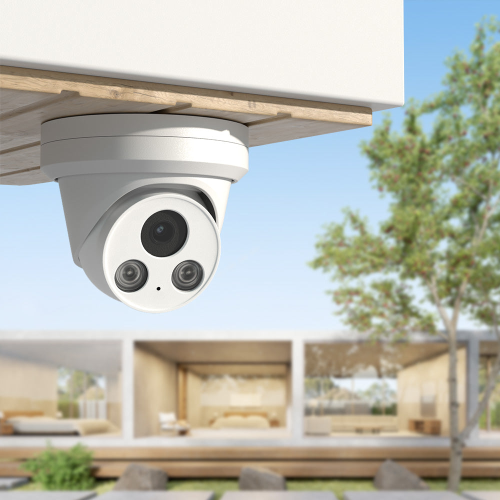 Hikvision Compatible 5MP Full-Color Built-in Mic Fixed Turret POE IP Camera 2.8mm with Motion Detection