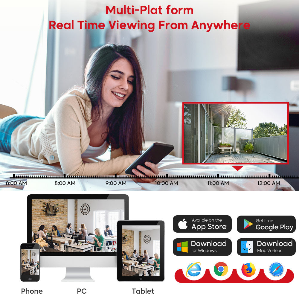Hikvision Compatible 5MP Built-in Mic ColorVu PoE IP Camera H.265+ IP67