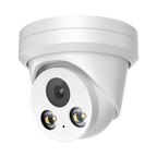 Hikvision Compatible 8MP Full-Color Turret Bulit-in Mic POE IP Camera H.265+ WDR
