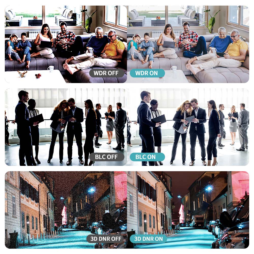 Hikvision Compatible 8MP Full-Color Turret Bulit-in Mic POE IP Camera H.265+ WDR