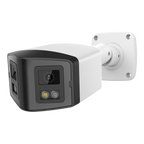 HIKVISION Compatible 8MP 2-Lens Panoramic Speaker+MIC 24/7 Color Night 4K IP Camera Bullet