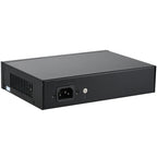 16 Port PoE+Switch w/2 Gigabit Uplink Ethernet Ports Unmanaged 200W 803.af/at for None POE Ports NVR