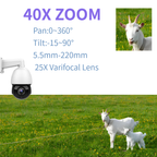 Hikvision Compatible 4K 8MP 40X PTZ Camera 2Way Audio CCTV Dome Auto Tracking