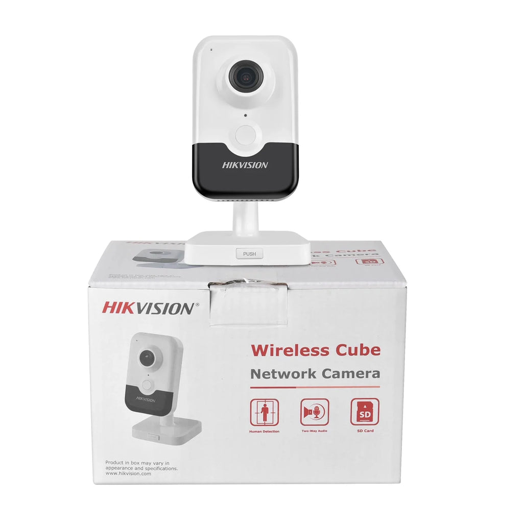 Hikvision 4MP Indoor Wifi Audio DS-2CD2443G2-IW Fixed Human Body Detection Cube Wireless Network IP Camera